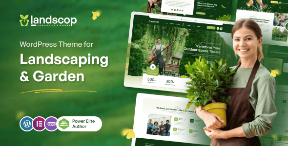 Landscop - Landscaping & Gardening WordPress Theme