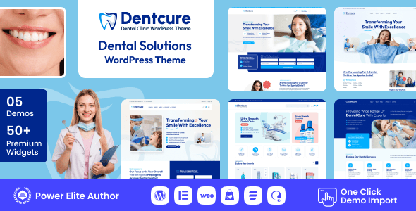 Dentcure - Dentist & Dental Clinic WordPress Theme