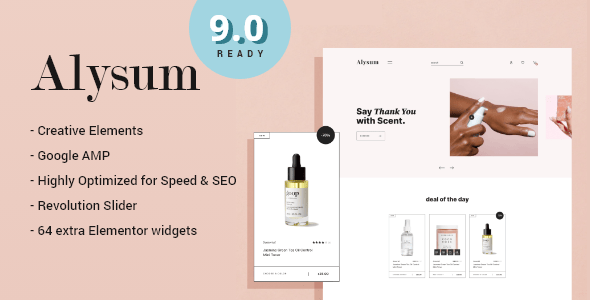 Alysum - Premium Prestashop 9 AMP Theme