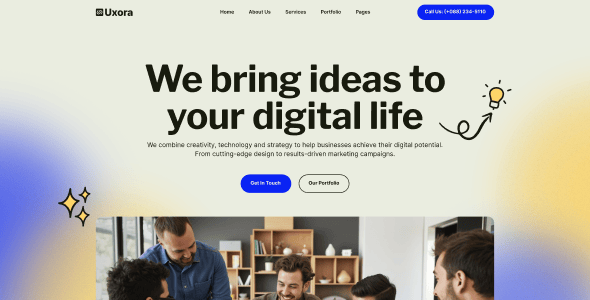 Uxora - Software, SaaS & Startup WordPress Theme