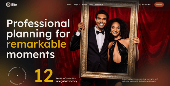 Bite — Catering, Wedding & Party WordPress Theme