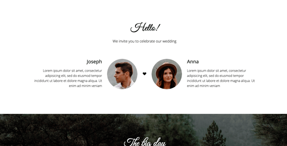 Belle - Responsive Wedding Template