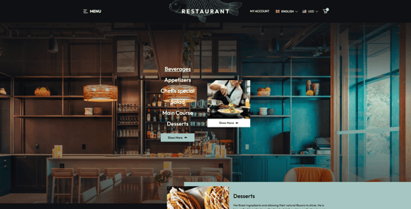 Restaurant - Shopify 2.0 Fast Food & Restaurant Theme