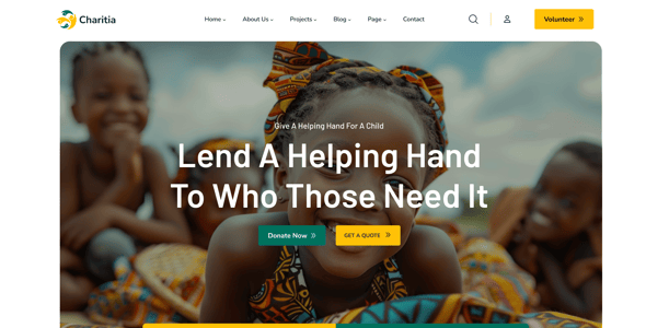 Charitia - Charity & Donation Flask Template