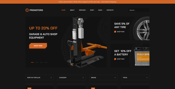 ProMotors – Cars Detailing Service HTML Template