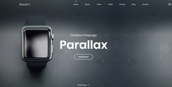 Wexim - One Page Parallax