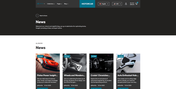 Motorcar - Car Parts & auto Accessories Store Shopify OS 2.0