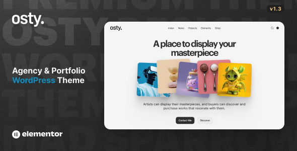 Osty – Creative Agency and Portfolio Theme
